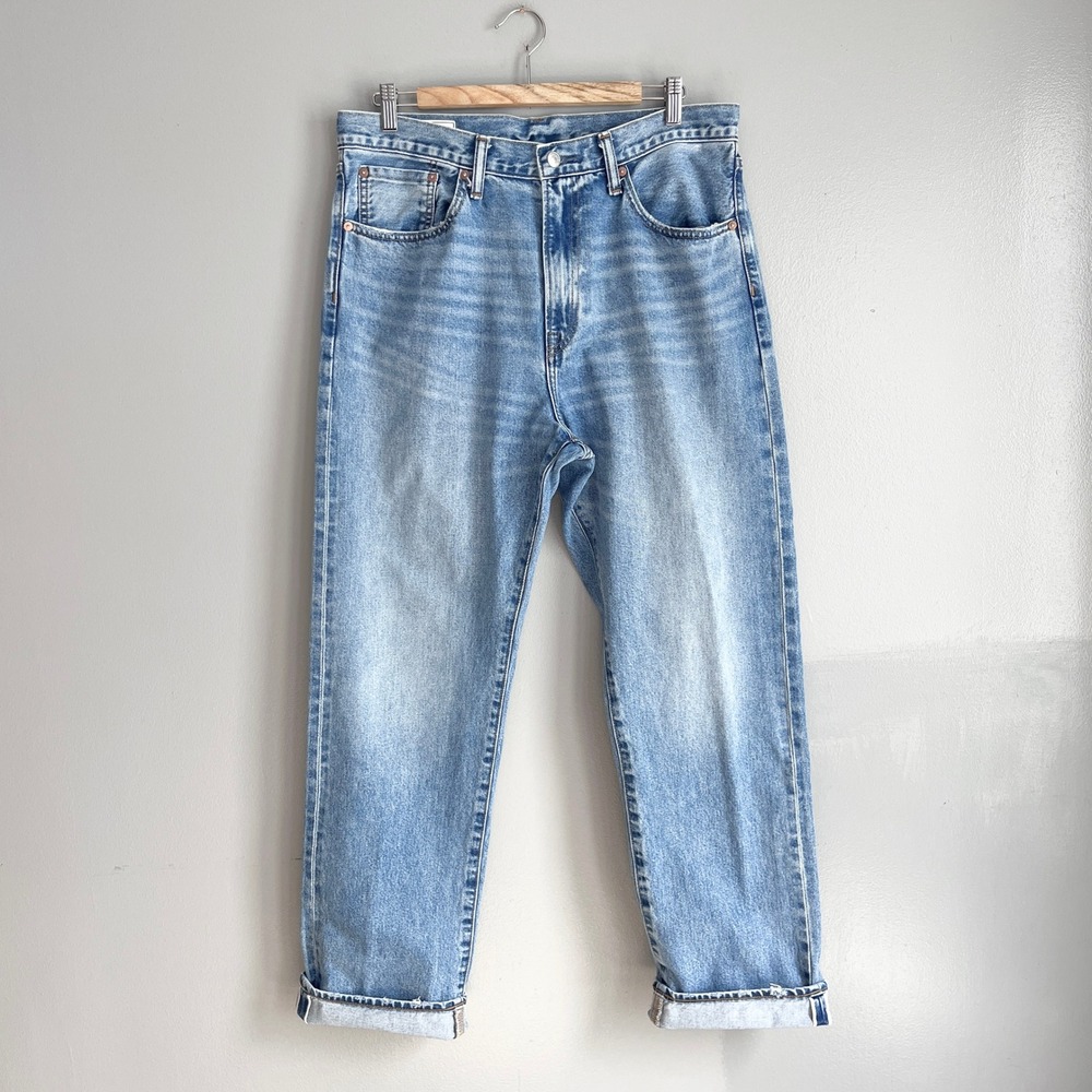 Gap Original Selvedge Jeans Mens 34x32 Blue Medium Wash Straight Heritage Denim